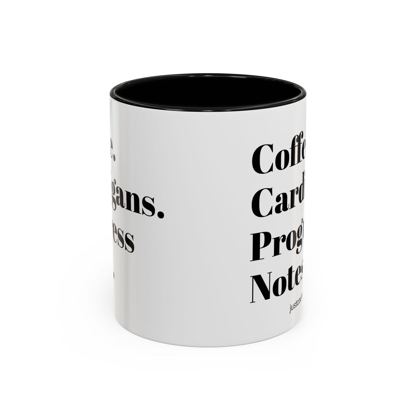 Coffee Cardigans Progress Notes Mug