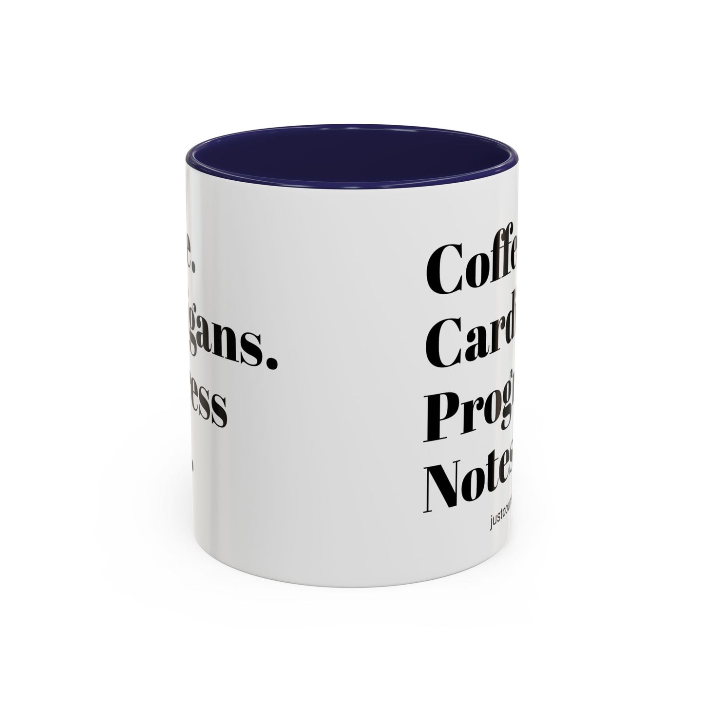 Coffee Cardigans Progress Notes Mug