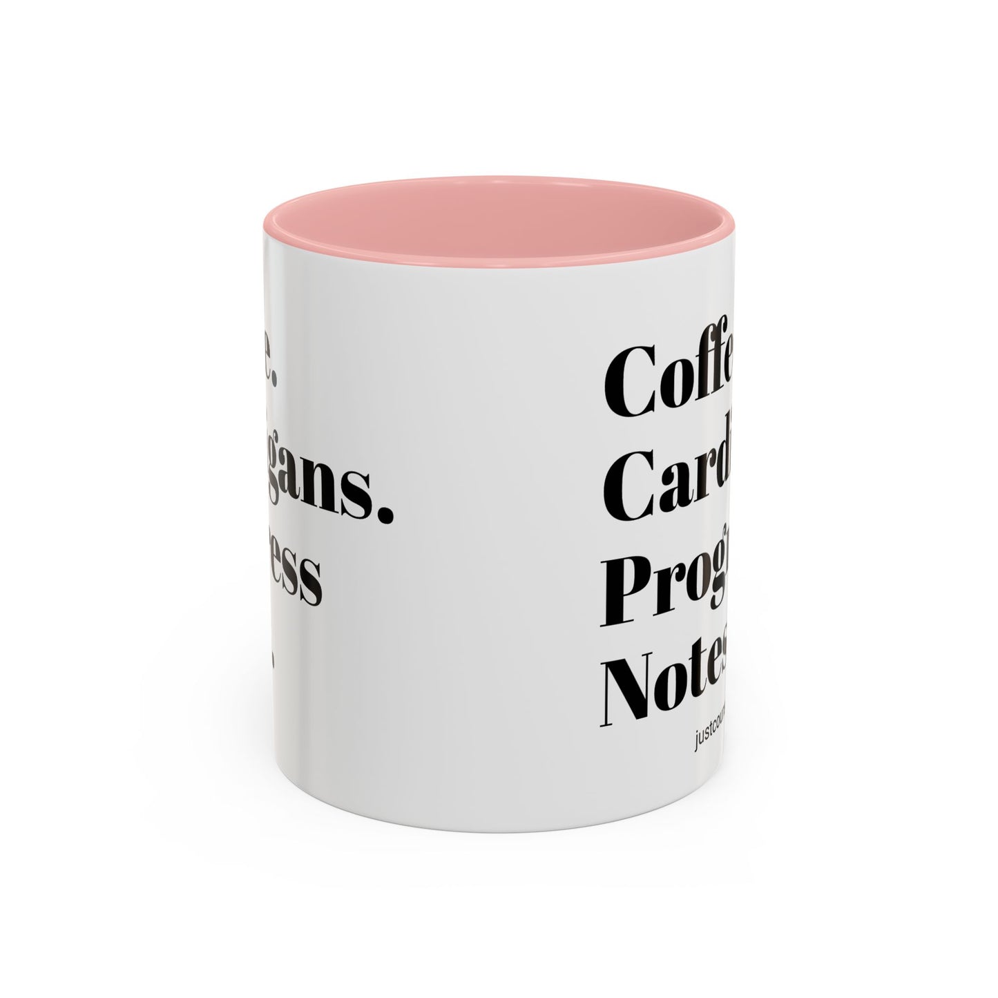 Coffee Cardigans Progress Notes Mug