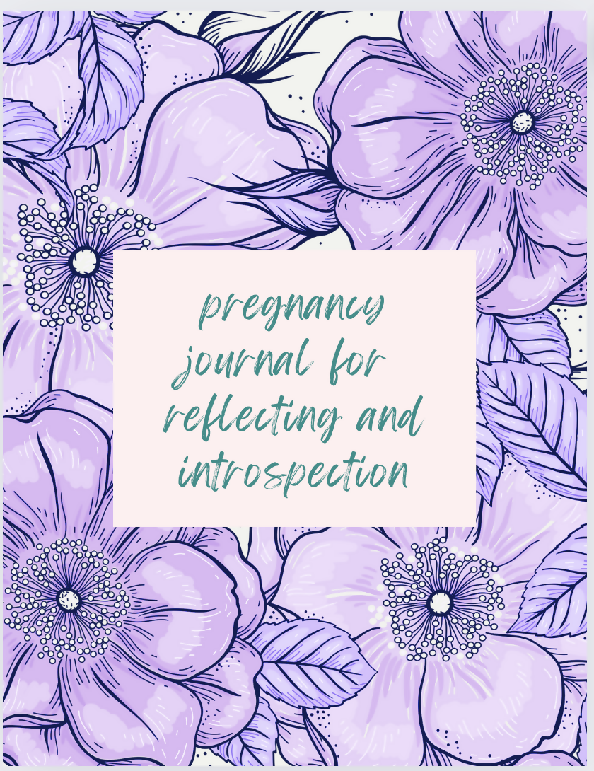 Reflective Pregnancy Journal Prompts - Instant PDF Download for Introspection