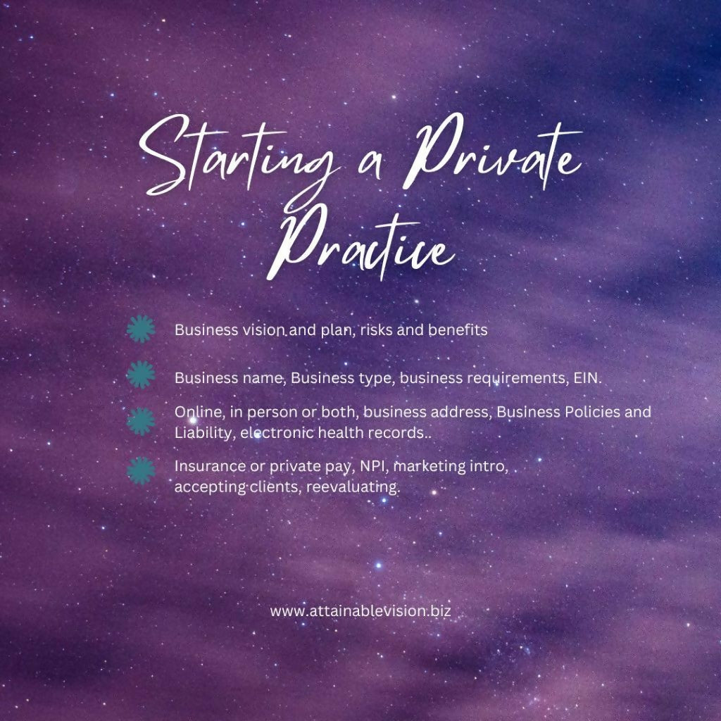 Starting a Therapy Private Practice